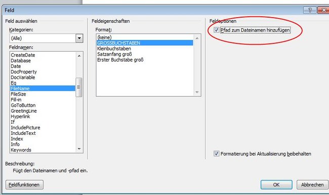 speicherort-dateiname-word-hinzufügen