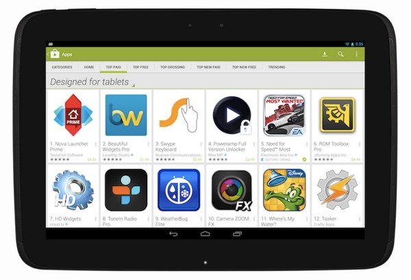 Play Store: Ab sofort bessere Sichtbarkeit von Tablet-optimierten Apps