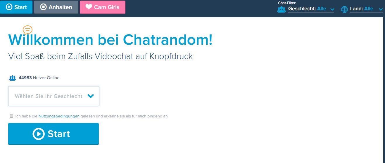 Wie cam chatroulette chat Most Popular