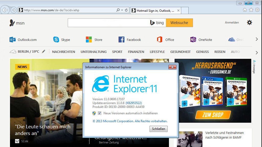 internet explorer 11 32 bit