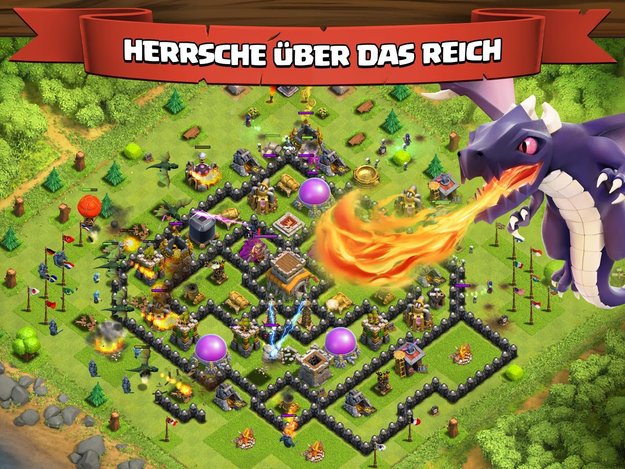 Clash of Clans: Layout-Editor verwenden - Basen-Designs wechseln
