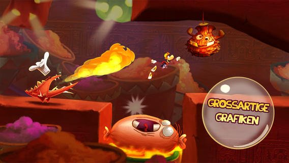 Rayman Fiesta Run: Ab sofort für iOS und Android erhältlich