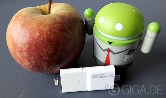 Speicher für iPhone, iPad und Android: i-FlashDrive A im Test
