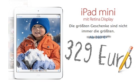 iPad mini mit Retina Display kaufen: Preise und Verfügbarkeiten