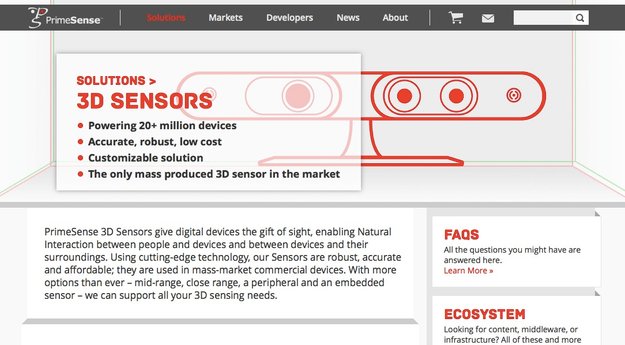 Apple kauft 3D-Sensoren-Spezialisten PrimeSense