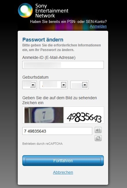 psn-passwort-vergessen