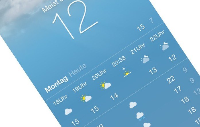 Ios 8 Das Ist Die Wetter App Von Apple