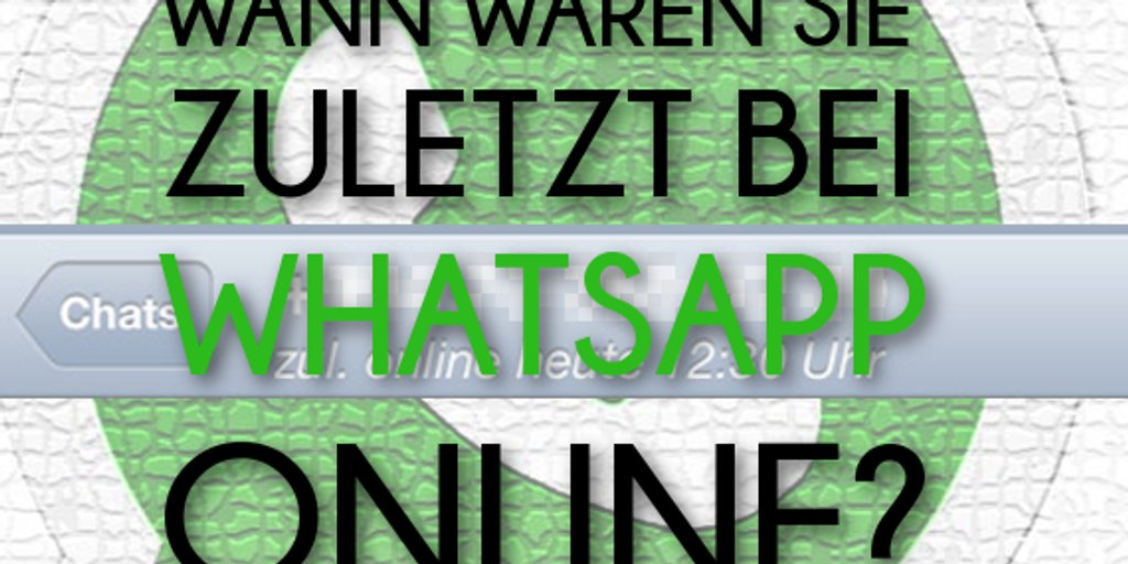 Auf dem iPhone den WhatsApp-Zeitstempel entfernen