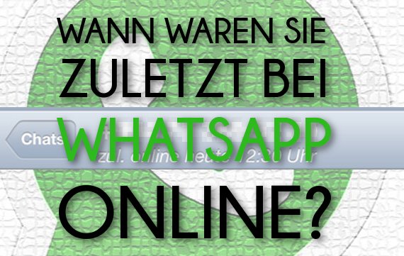 Manipulieren online whatsapp zuletzt Die Top