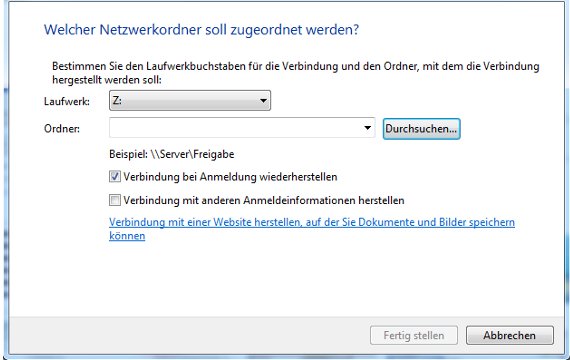 Netzlaufwerk verbinden unter Windows 7 - Anleitung