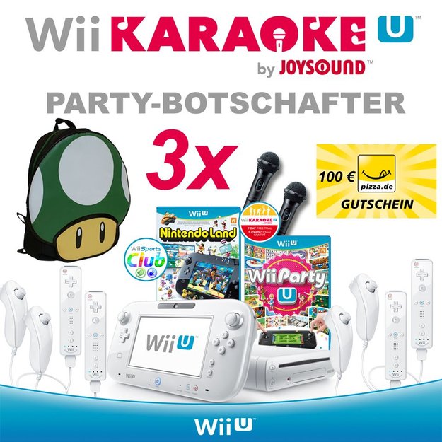 Nintendo: Werdet Wii U Party-Botschafter