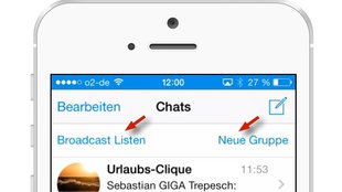 WhatsApp: Broadcast-Liste und Gruppe – der Unterschied