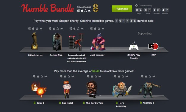 Humble Bundle PC & Android 8: Drei neue Titel zum Spielebündel hinzugefügt