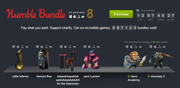 Humble Bundle PC & Android 8: Spielepaket zum Selbstwählpreis mit Anomaly 2 und weiteren Knüllern