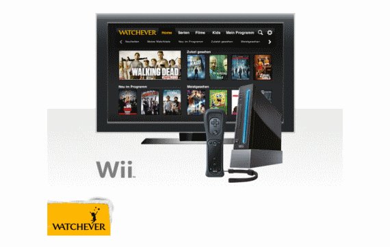 Watchever auf Wii: Filme und Serien nun auch über Nintendos Konsole sehen