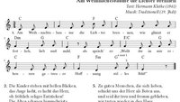 Über 100 Weihnachtslieder mit Noten und Text kostenlos zum Download
