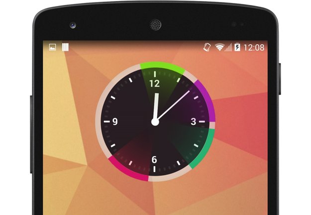 12Hours: Analog-minimalistisches Uhren-Widget mit Kalenderanzeige