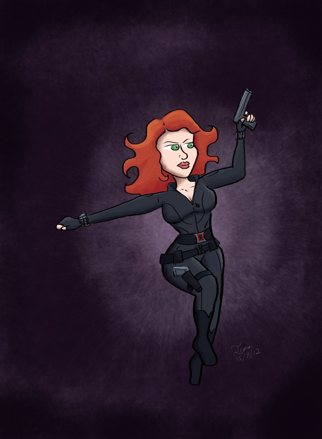Black Widow von den Avengers!