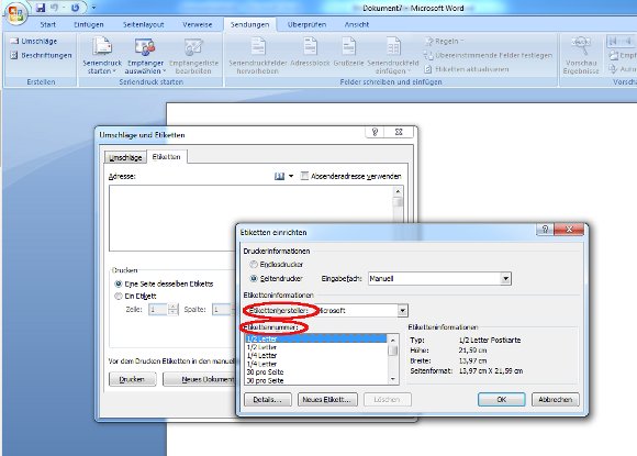 Etiketten Erstellen Und Drucken Unter Microsoft Word Anleitung