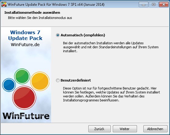 WinFuture Windows 7 SP1 Service Pack 1 Update Pack