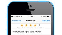 App Store: Bewertung nachträglich ändern (Tipp)