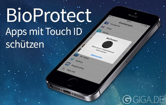 BioProtect: Apps mit Touch ID schützen (Cydia)