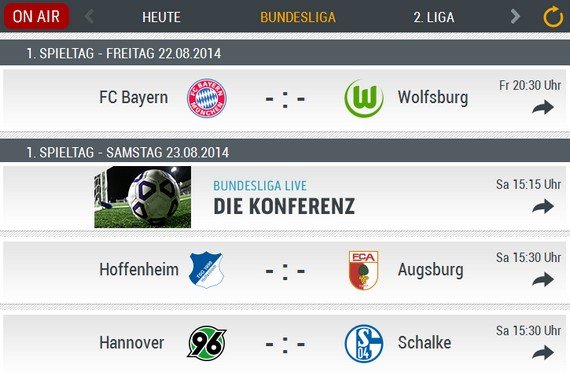 Bundesliga-Radio im Live-Stream: Die Konferenz und alle Spiele einzeln hören
