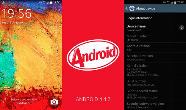 Galaxy Note 3: Android 4.4.2 geleakt! Sogar mit Highspeed Download