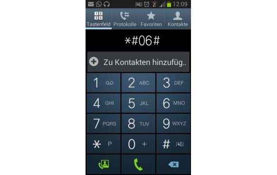 IMEI Nummer bei Samsung Smartphones anzeigen