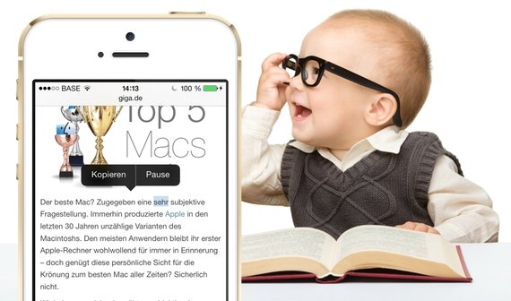 iOS 7: Texte von iPhone und iPad vorlesen lassen (Tipp)