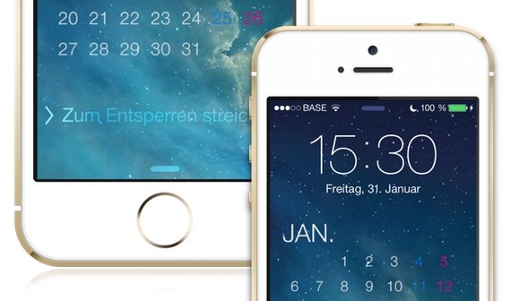 iOS 7: Kalender für den Sperrbildschirm des iPhones erstellen (Tipp)