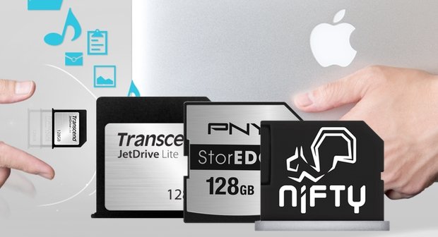 MacBook Air und Retina: Speicher erweitern durch passgenaue SD-Karten (Übersicht)