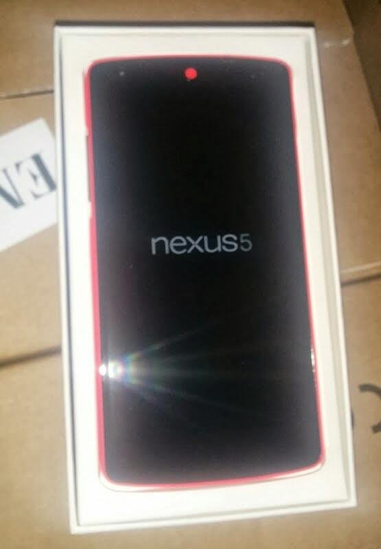 Google Nexus 5 in Rot zeigt sich erneut!