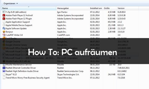 PC aufräumen: Mehr Power durch Optimierung
