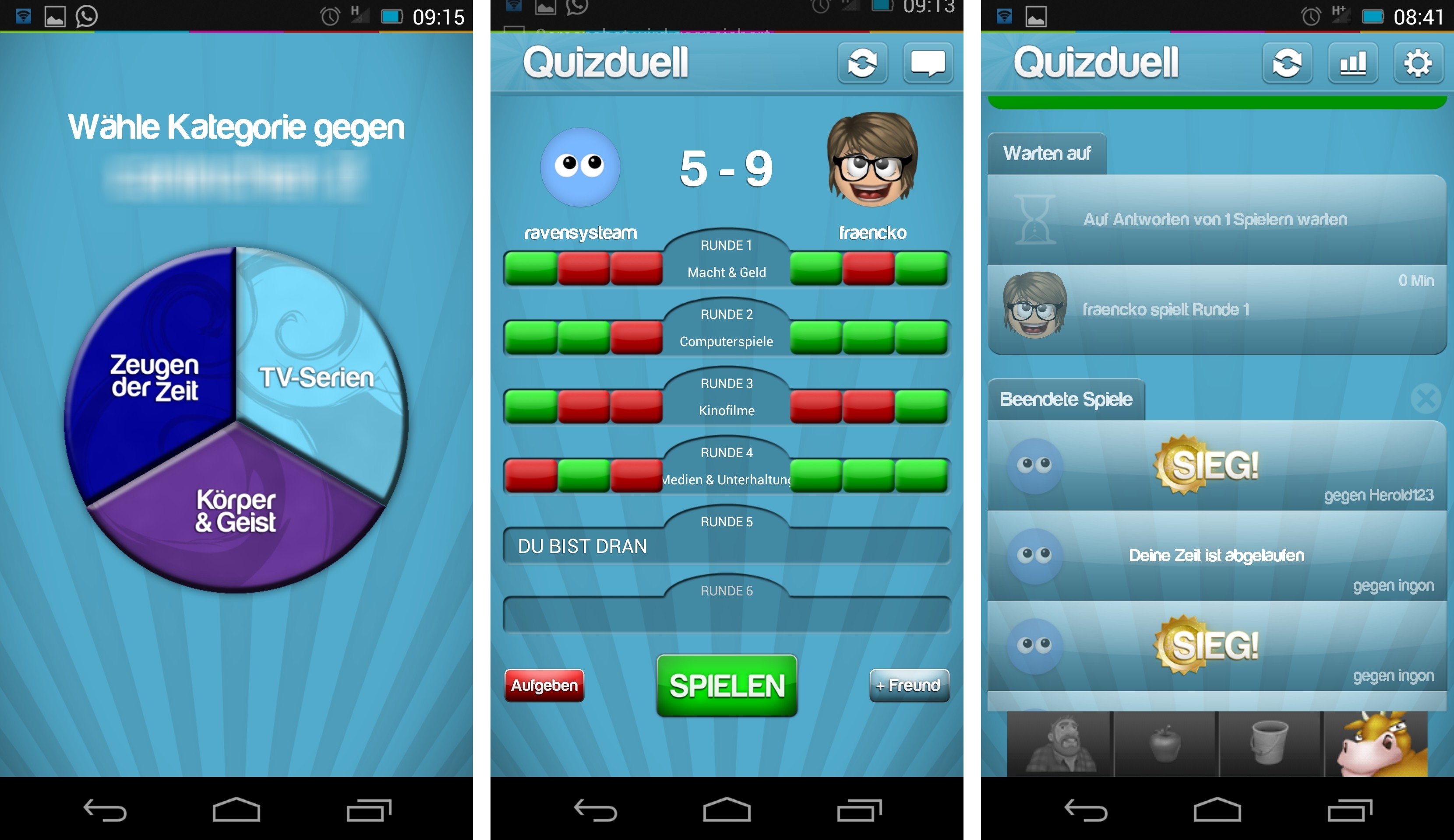 Quizzduell App