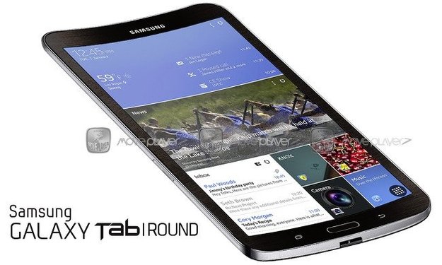 Samsung Galaxy Tab Round: So könnte ein gebogenes Tablet aussehen