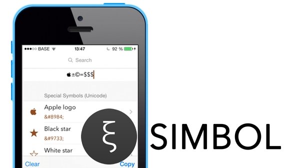 Sonderzeichen auf iPhone und iPad: App Simbol erleichtert die Eingabe