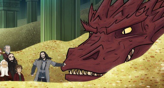 Wie "Smaugs Einöde" hätte enden sollen... (Spoiler)