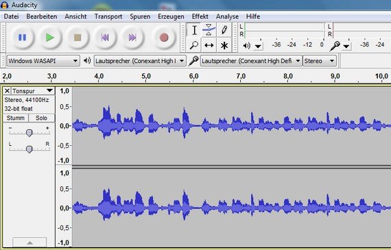 Первое Знакомство Audacity