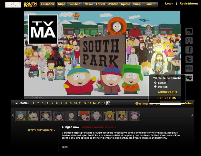 South Park Stream Screenshot