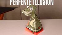 Fantastische optische Täuschung! Die T-Rex Illusion!