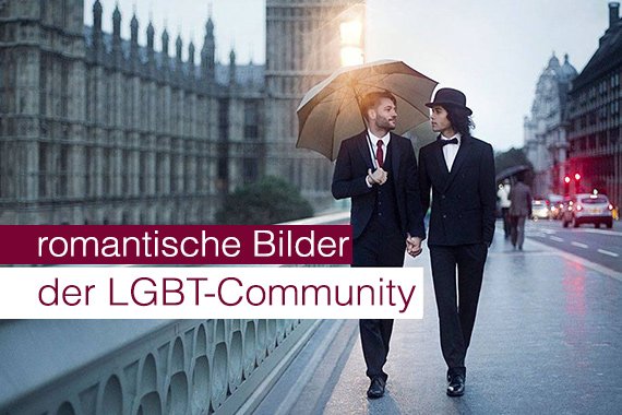 Romantische Bilder der Gay (LGBT) - Community!