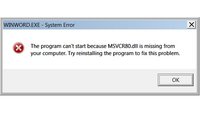 Msvcr80.dll fehlt - so behebt ihr das Problem