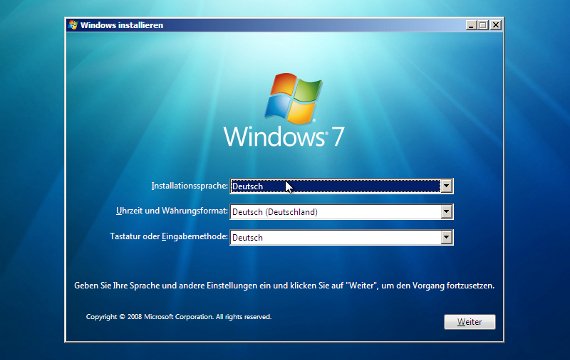 Windows 7: Neu installieren mit CD/DVD und ISO - so geht's