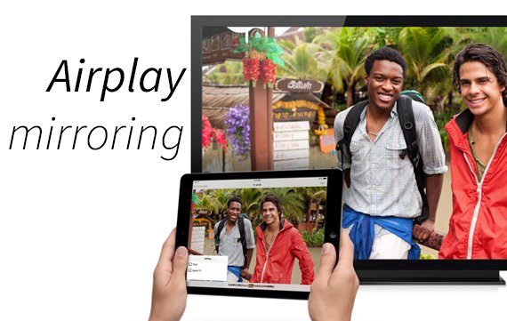 Airplay zeigt das Bild von iPhone oder iPad auf dem TV an.