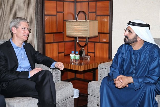 Tim Cook reist nach Irland und in die Emirate