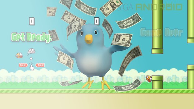 Flappy Bird bringt dem Entwickler 50.000 Dollar am Tag