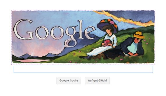 Gabriele Münter: Google feiert 137. Geburtstag der Malerin