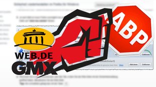 GMX & Web.de: Adblocker sind gefährlich, löscht sie lieber! (Update)