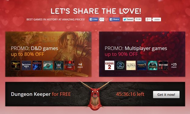 Dungeon Keeper: GOG.com schenkt euch den Retro-Klassiker zum Valentinstag